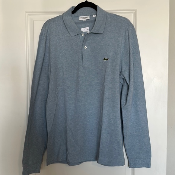 Brand new with tags Lacoste polo long sleeve - size m - Picture 1 of 6